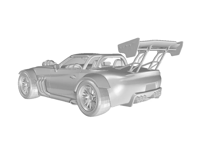 Mô hình xe đua Roadster American Style Racing in 3D chất lượng cao - Image 4