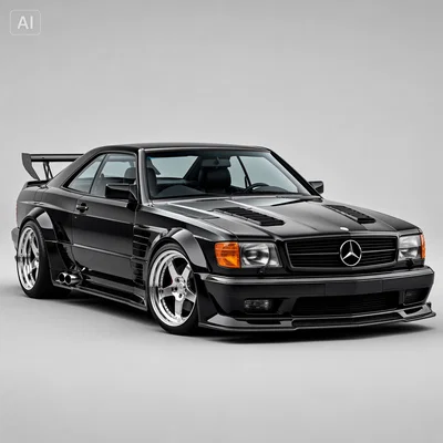 Mô hình Mercedes SEC C126 Racing Widebody cho máy in 3D