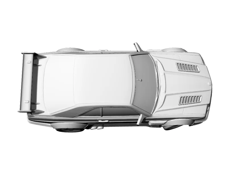 Mô hình Mercedes SEC C126 Racing Widebody cho máy in 3D - Image 3
