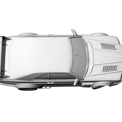Mô hình Mercedes SEC C126 Racing Widebody cho máy in 3D
