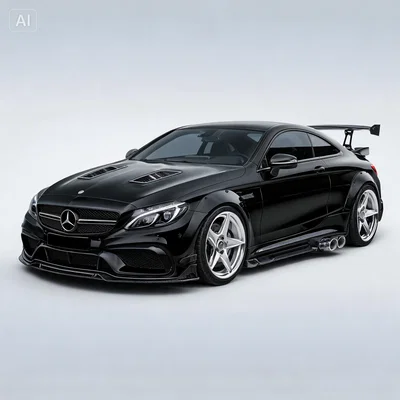 Mô hình xe Mercedes Classe S Coupé C217 Racing Widebody (In 3D)