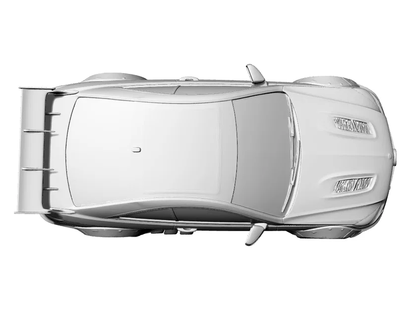 Mô hình 3D Mercedes-Benz Classe E Coupé C207 Racing Widebody - Image 3