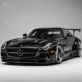 Mô hình 3D xe đua Mercedes SLS AMG C197 Widebody độ chi tiết cao - Thumbnail 1