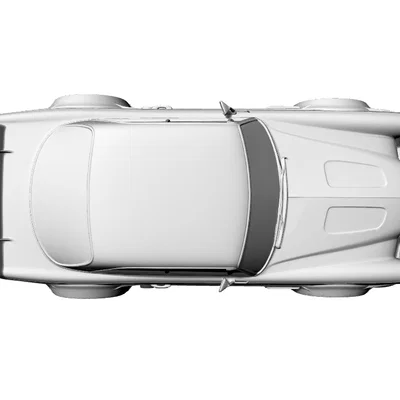 Mô hình Mercedes W111 W112 Coupé Racing Widebody in 3D
