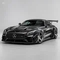 Mô hình 3D xe đua Mercedes AMG GT C190 Racing Widebody cực chất - Thumbnail 1