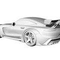 Mô hình 3D xe đua Mercedes AMG GT C190 Racing Widebody cực chất - Thumbnail 3