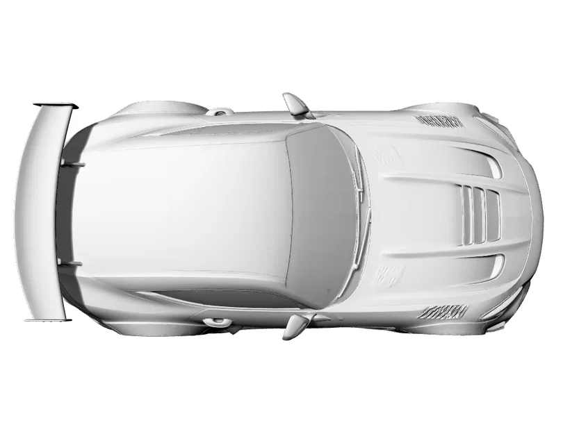 Mô hình 3D xe đua Mercedes AMG GT C190 Racing Widebody cực chất - Image 4