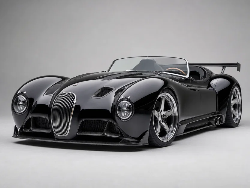 Mô hình xe đua Jaguar XK 120 độ phong cách Racing in 3D - Image 1