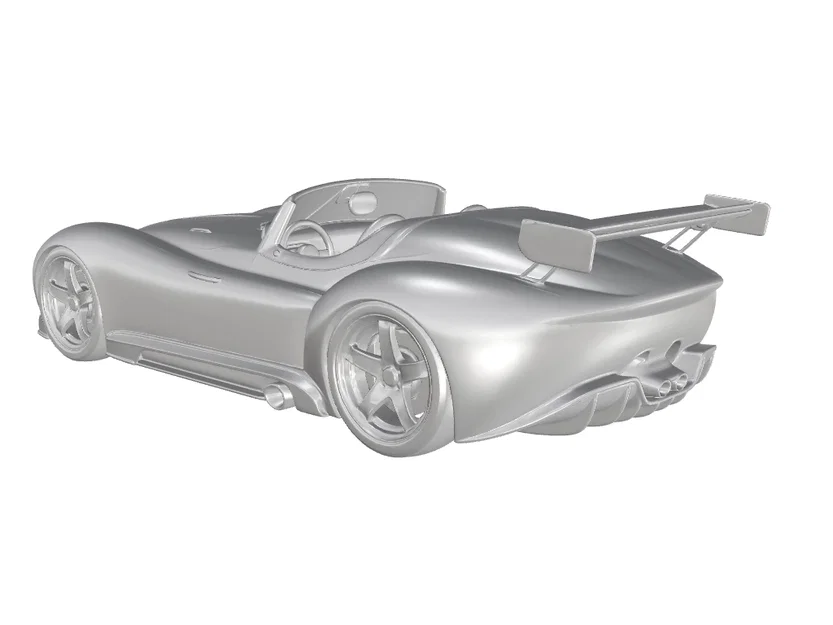 Mô hình xe đua Jaguar XK 120 độ phong cách Racing in 3D - Image 5