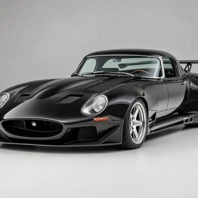 Mô hình 3D Jaguar E-Type Series 1 1961-1968 phiên bản xe đua