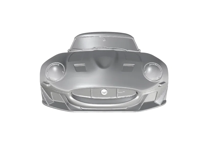 Mô hình 3D Jaguar E-Type Series 1 1961-1968 phiên bản xe đua - Image 2