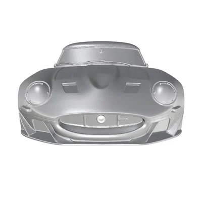 Mô hình 3D Jaguar E-Type Series 1 1961-1968 phiên bản xe đua