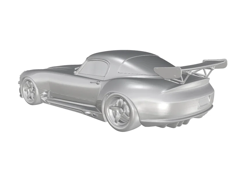 Mô hình 3D Jaguar E-Type Series 1 1961-1968 phiên bản xe đua - Image 4