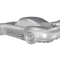 Mô hình 3D Jaguar E-Type Series 1 1961-1968 phiên bản xe đua - Thumbnail 4