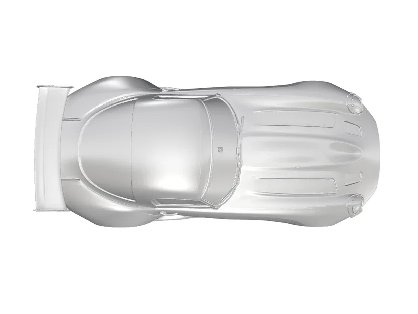 Mô hình 3D Jaguar E-Type Series 1 1961-1968 phiên bản xe đua - Image 5