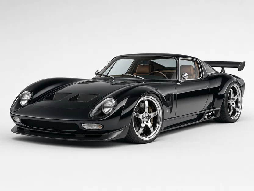 Mô hình in 3D xe Lamborghini 350 GT Racing cổ điển - Image 1