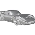 Mô hình in 3D xe Lamborghini 350 GT Racing cổ điển - Thumbnail 2