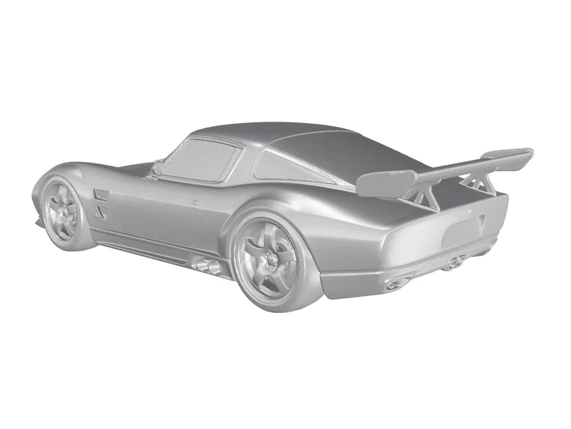 Mô hình in 3D xe Lamborghini 350 GT Racing cổ điển - Image 3