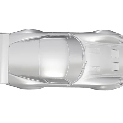 Mô hình in 3D xe Lamborghini 350 GT Racing cổ điển
