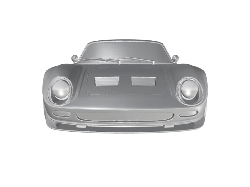 Mô hình in 3D xe Lamborghini 350 GT Racing cổ điển - Image 5