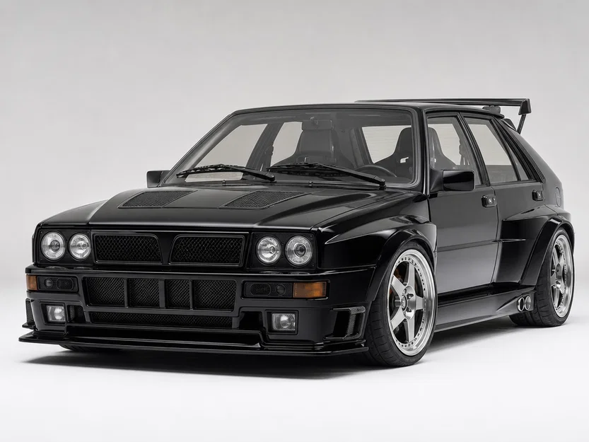 Mô hình 3D Lancia Delta HF integrale 1987-1994 Racing sắc nét - Image 1