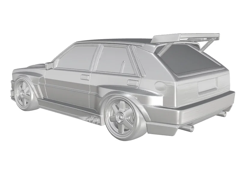 Mô hình 3D Lancia Delta HF integrale 1987-1994 Racing sắc nét - Image 2