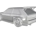 Mô hình 3D Lancia Delta HF integrale 1987-1994 Racing sắc nét - Thumbnail 2