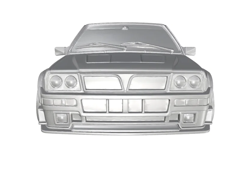 Mô hình 3D Lancia Delta HF integrale 1987-1994 Racing sắc nét - Image 4
