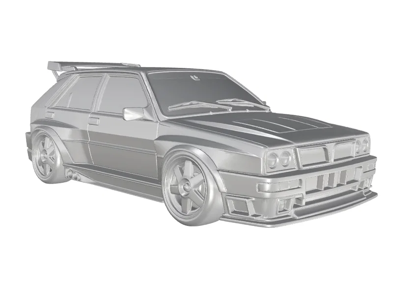 Mô hình 3D Lancia Delta HF integrale 1987-1994 Racing sắc nét - Image 5