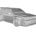 Mô hình 3D Lancia Delta HF integrale 1987-1994 Racing sắc nét - Thumbnail 5