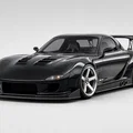 Mô hình 3D xe đua Mazda RX-7 FD 1992-2002 Racing cực chi tiết - Thumbnail 1