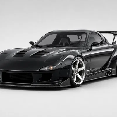 Mô hình 3D xe đua Mazda RX-7 FD 1992-2002 Racing cực chi tiết