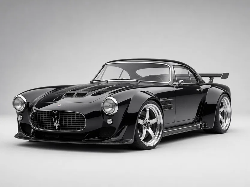 Mô hình Maserati 3500 GT Racing độ phong cách hầm hố in 3D - Image 1
