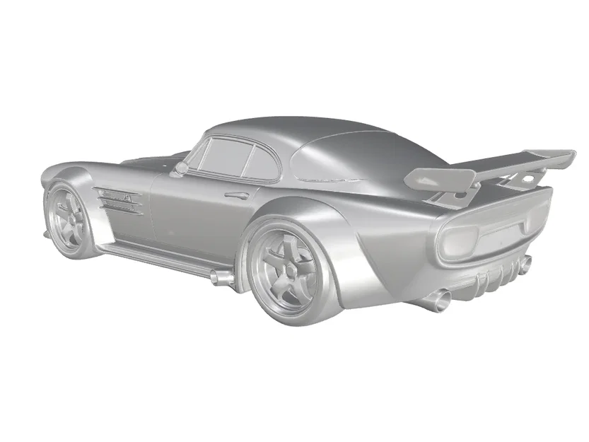 Mô hình Maserati 3500 GT Racing độ phong cách hầm hố in 3D - Image 2