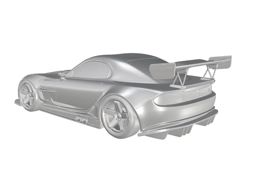 Mô hình 3D xe đua Mazda RX-7 FD 1992-2002 Racing cực chi tiết - Image 3