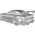 Mô hình 3D xe đua Mazda RX-7 FD 1992-2002 Racing cực chi tiết - Thumbnail 3