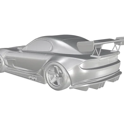 Mô hình 3D xe đua Mazda RX-7 FD 1992-2002 Racing cực chi tiết