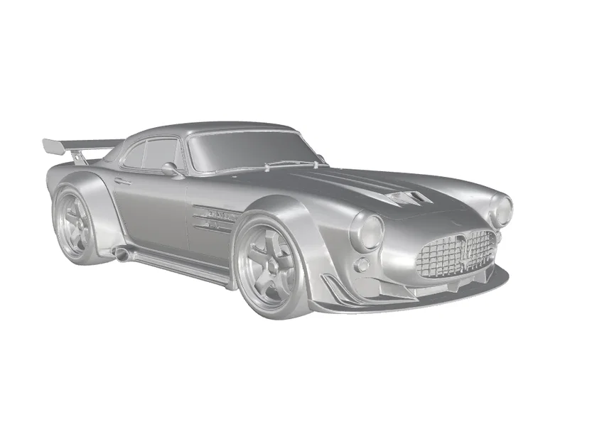 Mô hình Maserati 3500 GT Racing độ phong cách hầm hố in 3D - Image 4