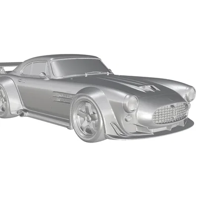 Mô hình Maserati 3500 GT Racing độ phong cách hầm hố in 3D