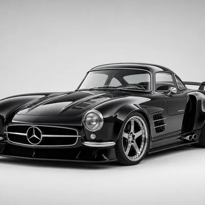 Mô hình 3D Mercedes-Benz 300 SL Gullwing W198 Racing siêu đẹp