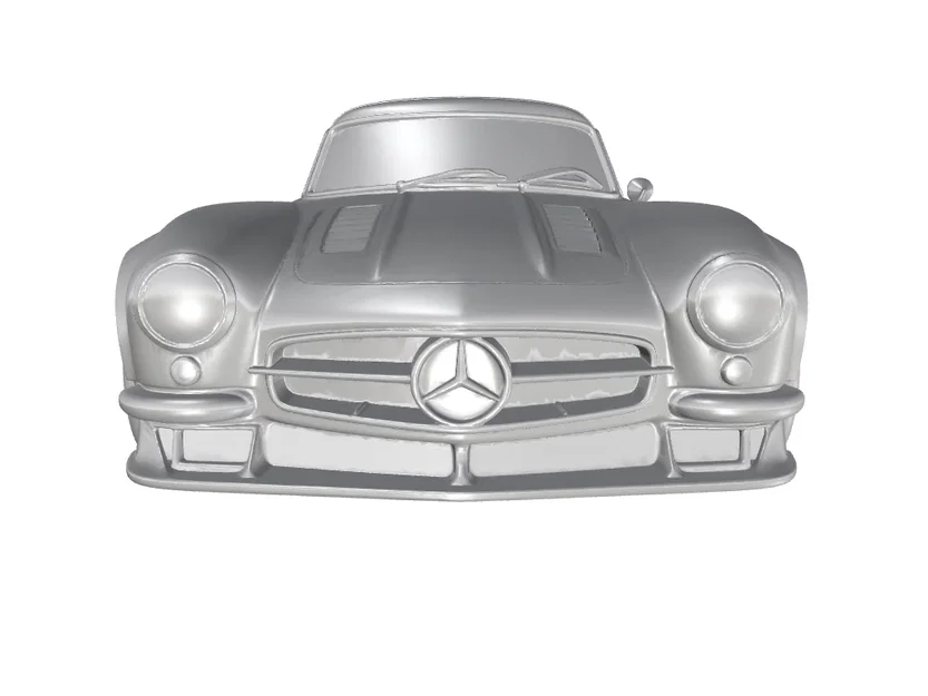 Mô hình 3D Mercedes-Benz 300 SL Gullwing W198 Racing siêu đẹp - Image 2