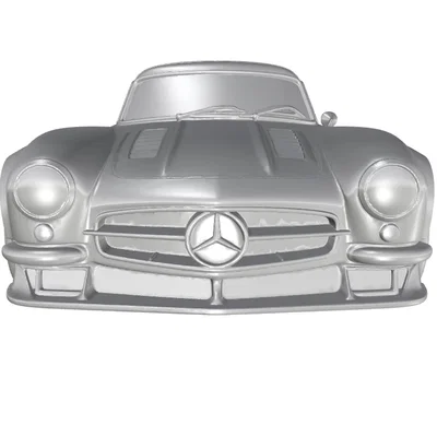 Mô hình 3D Mercedes-Benz 300 SL Gullwing W198 Racing siêu đẹp
