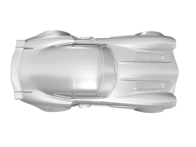 Mô hình 3D Mercedes-Benz 300 SL Gullwing W198 Racing siêu đẹp - Image 3