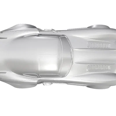 Mô hình 3D Mercedes-Benz 300 SL Gullwing W198 Racing siêu đẹp