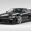 Mô hình 3D xe đua Nissan Skyline GT-R R34 V-Spec II - Thumbnail 1