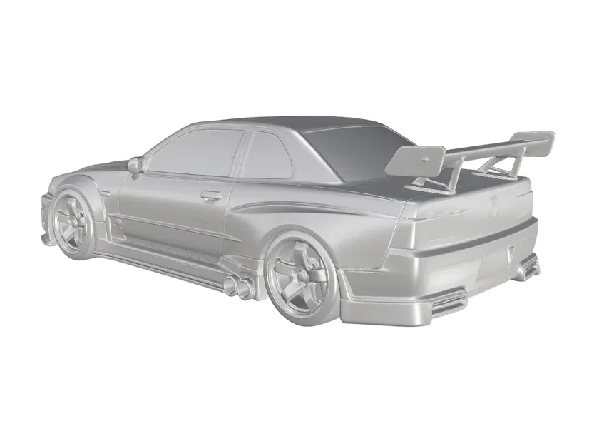 Mô hình 3D xe đua Nissan Skyline GT-R R34 V-Spec II - Image 3
