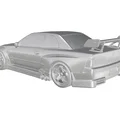 Mô hình 3D xe đua Nissan Skyline GT-R R34 V-Spec II - Thumbnail 3