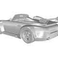 Mô hình 3D xe đua cổ điển Porsche 356 Speedster Racing sắc nét - Thumbnail 3