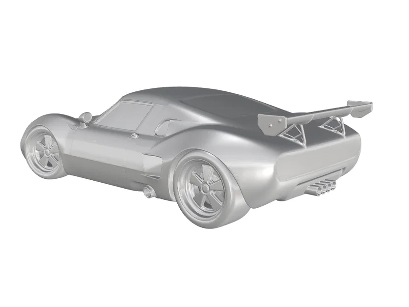 Mô hình 3D xe đua cổ điển Porsche 904 Carrera GTS 1964-1965 - Image 5