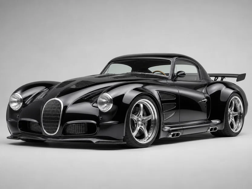 Mô hình in 3D xe đua cổ điển Talbot Lago T26 Grand Sport 1948-1952 - Image 1